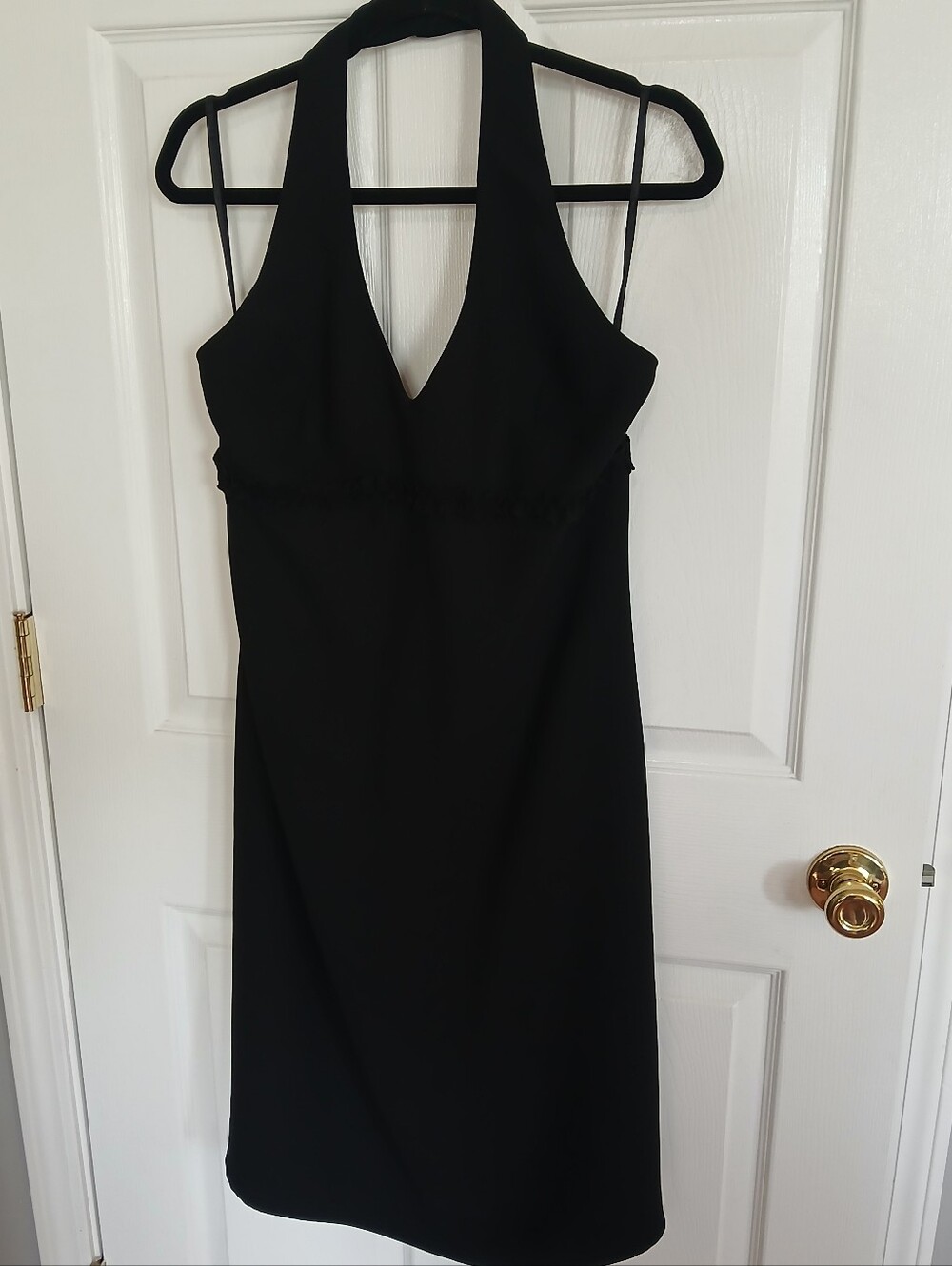 Amanda Smith Classic Black Halter Dress - Womens Little Black Dress Party Event